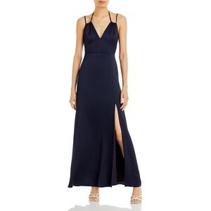 AQUA | Navy Gown